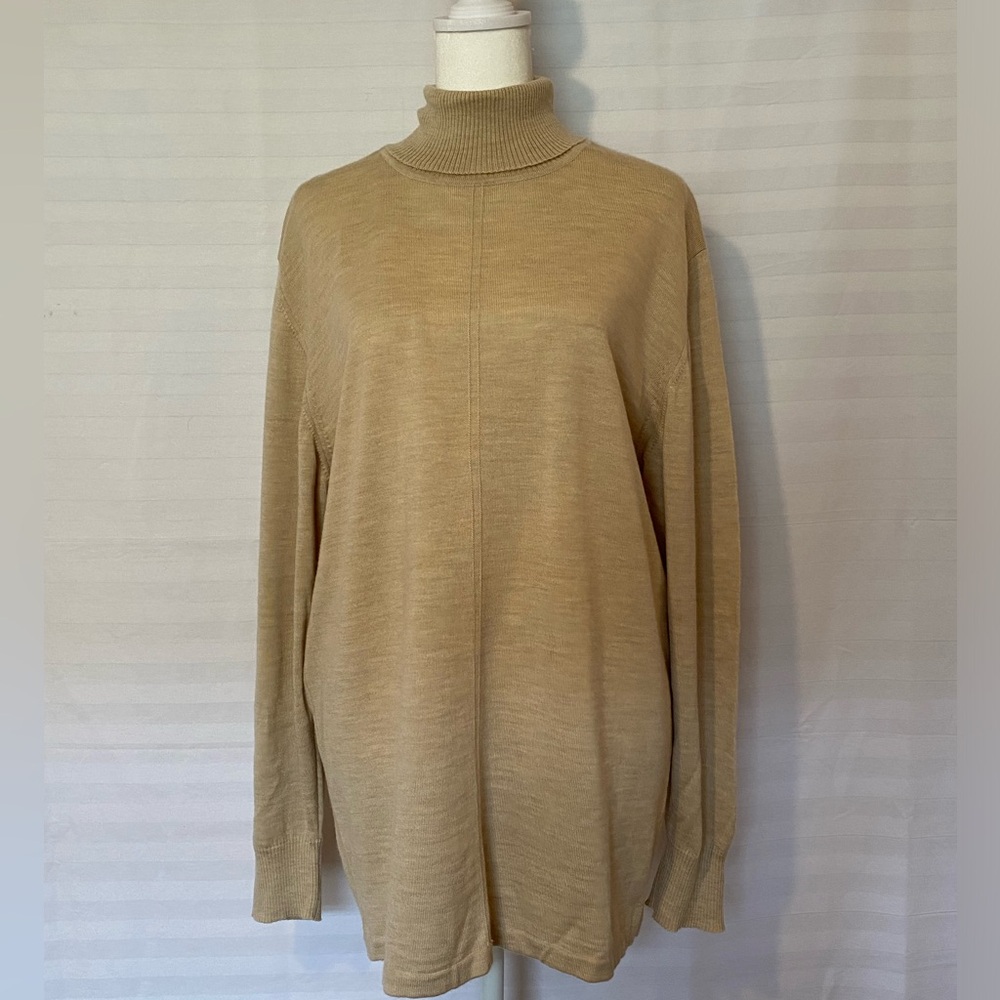 Basler Camel/Tan Turtleneck Sweater